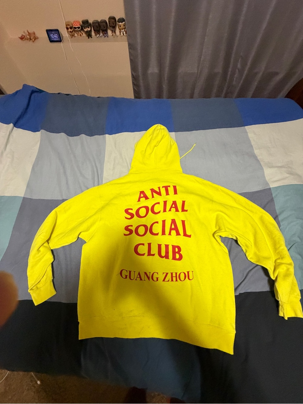 Anti Social Social Club Guangzhou Yellow Hoodie